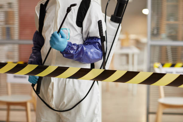 Professional Sewage Cleanup technician working in McDonald, OH